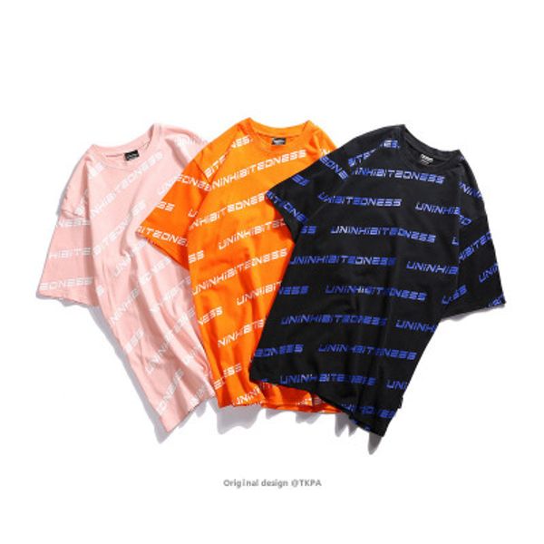 Summer Street T shirt Candy Color Logo English Printed Tee Big Yard Loose Cotton Short Sleeves Men Top Kanye Fashion Lover Clothing
Summer Street T shirt Candy Color Logo English Printed Tee Big Yard Loose Cotton Short Sleeves Men Top Kanye Fashion Lover Clothing