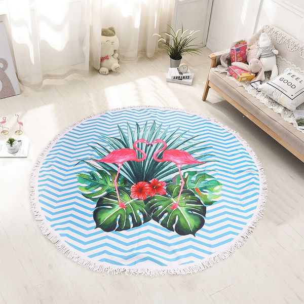 11 colors 150*150cm round flamingo beach towel polyester tassels picnic blanket summer swimming bath towels shawl yoga mat
11 colors 150*150cm round flamingo beach towel polyester tassels picnic blanket summer swimming bath towels shawl yoga mat