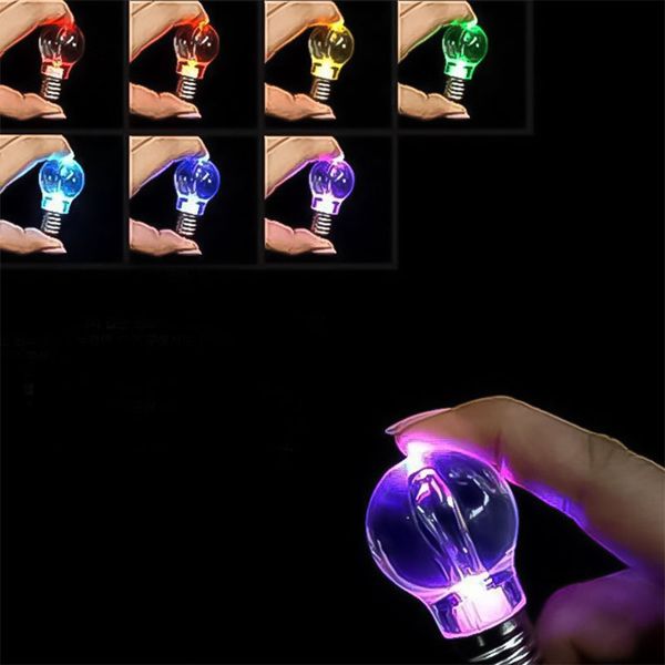 lnrrabc 1 pc new popular charming clear led light lamp bulb change colors key chain gift, Silver
lnrrabc 1 pc new popular charming clear led light lamp bulb change colors key chain gift, Silver