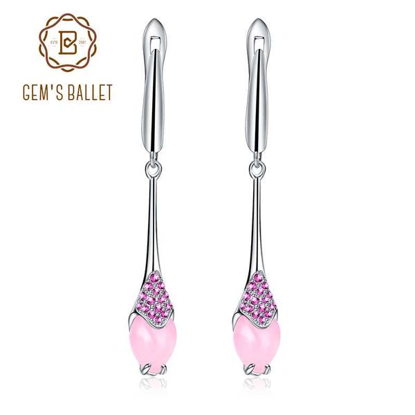 gem's ballet natural pink calcedony earrings 925 sterling silver gemstone drop earrings for women wedding fine jewelry, Golden;silver
gem's ballet natural pink calcedony earrings 925 sterling silver gemstone drop earrings for women wedding fine jewelry, Golden;silver