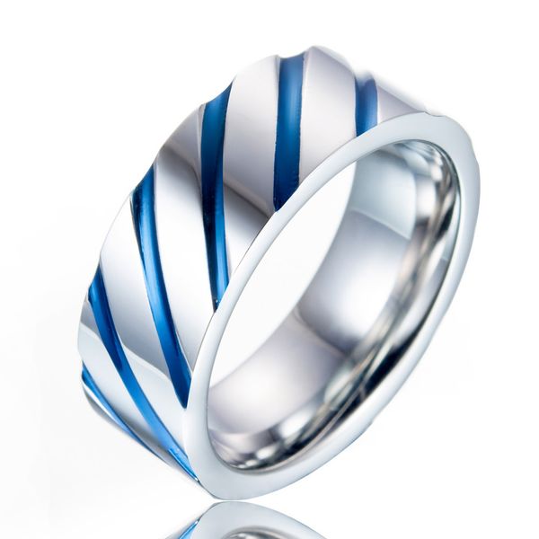 zmzy fashion striped wedding rings for men colorful stainless steel ring jewelry gift wholesale dropshipping, Golden;silver
zmzy fashion striped wedding rings for men colorful stainless steel ring jewelry gift wholesale dropshipping, Golden;silver
