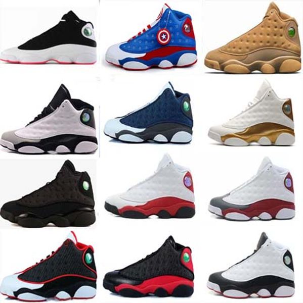Cheap New Top Quality 13 13s Men Women Basketball Shoes Bred Black Brown White hologram flints Red Grey Sports Sneakers US5.5-13
Cheap New Top Quality 13 13s Men Women Basketball Shoes Bred Black Brown White hologram flints Red Grey Sports Sneakers US5.5-13