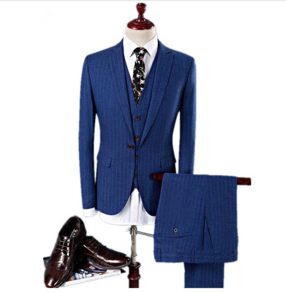 (jacket+vest +pants) mens fashion men slim casual pin stripe suit jacket men's wool suits wedding dress suit mens blazer, White;black
(jacket+vest +pants) mens fashion men slim casual pin stripe suit jacket men's wool suits wedding dress suit mens blazer, White;black