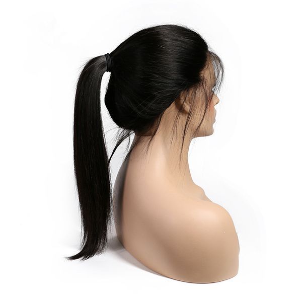 360 wig straight 150% density remy vrigin wigs natural color brazilian human hair front lace swiss lace for black white wo, Black;brown
360 wig straight 150% density remy vrigin wigs natural color brazilian human hair front lace swiss lace for black white wo, Black;brown