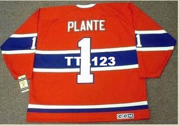 mens #1 jacques plante montreal canadiens 1959 ccm vintage home hockey jersey or custom any name or number retro jersey, Black;red
mens #1 jacques plante montreal canadiens 1959 ccm vintage home hockey jersey or custom any name or number retro jersey, Black;red