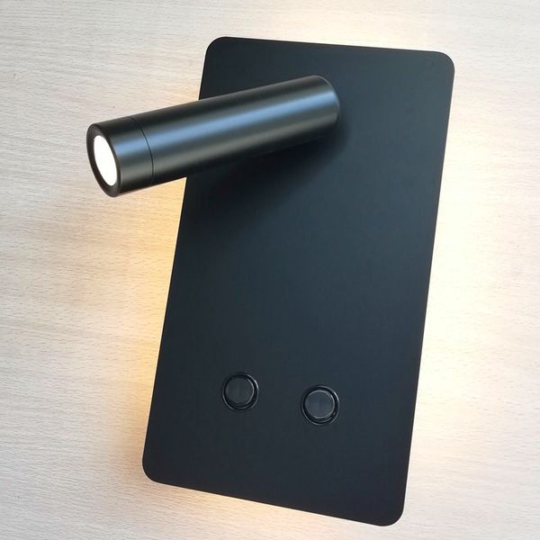 ch wall lights for home integral back light 6w and reading light 3w double switched matte black/white horizontally or vertically mounted
ch wall lights for home integral back light 6w and reading light 3w double switched matte black/white horizontally or vertically mounted