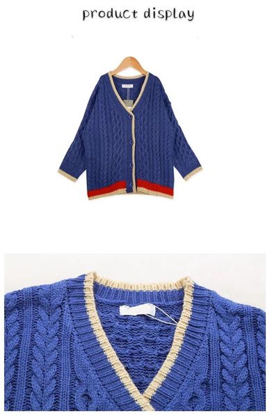 047 children's sweater cardigan girls spring and autumn new sweater korean version of the outer jacket, Blue
047 children's sweater cardigan girls spring and autumn new sweater korean version of the outer jacket, Blue