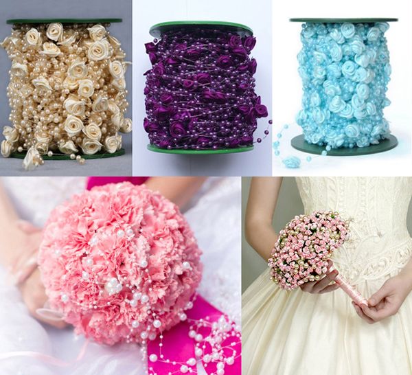 handwork 4mm rose imitation pearl chain diy garment beads bridal tiara elegant wedding party accessories 30m/roll d879l, Silver
handwork 4mm rose imitation pearl chain diy garment beads bridal tiara elegant wedding party accessories 30m/roll d879l, Silver