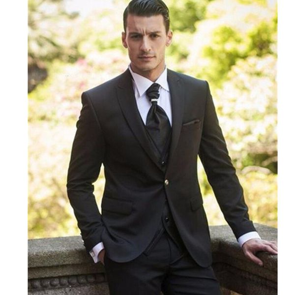 black slim fit men suits wedding groom tuxedos 2 pieces (jacket+pants) bridegroom suits man blazer groomsmen wedding tuxedos party, Black;gray
black slim fit men suits wedding groom tuxedos 2 pieces (jacket+pants) bridegroom suits man blazer groomsmen wedding tuxedos party, Black;gray