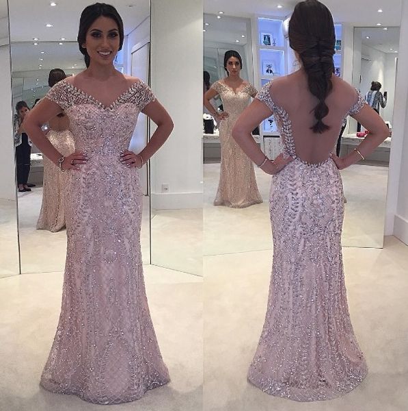 pink backless elegant evening formal dresses 2018 zuhair murad bling luxury mermaid v neck long party prom dresses lebanon, Black;red
pink backless elegant evening formal dresses 2018 zuhair murad bling luxury mermaid v neck long party prom dresses lebanon, Black;red