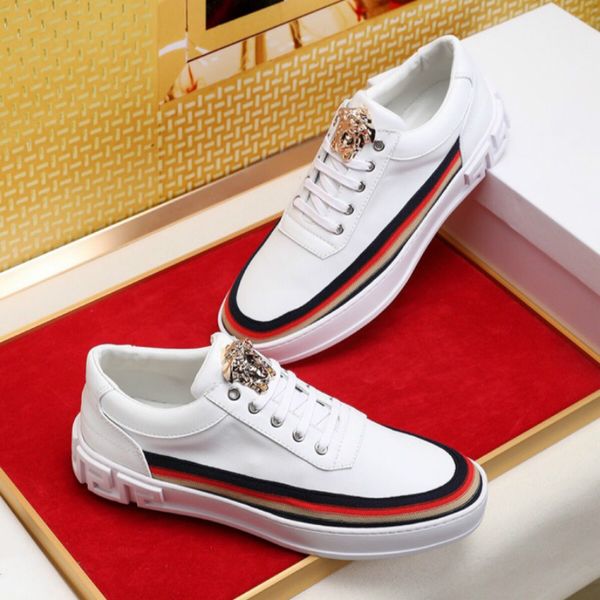 high-end custom men's shoes 38-45 luxury men's casual shoes leather upper factory outlet (with box, Red;white
high-end custom men's shoes 38-45 luxury men's casual shoes leather upper factory outlet (with box, Red;white