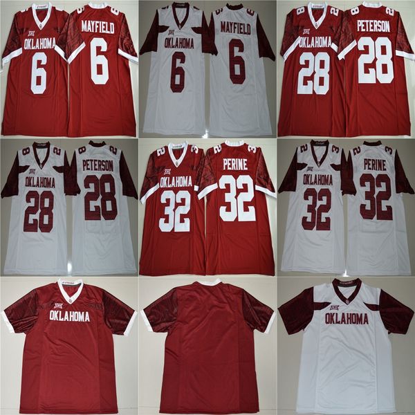 mens samaje perine 32 baker mayfield 6 brian bosworth 14 sam bradford 44 red white oklahoma sooners stitched college football jerseys, Black;red
mens samaje perine 32 baker mayfield 6 brian bosworth 14 sam bradford 44 red white oklahoma sooners stitched college football jerseys, Black;red