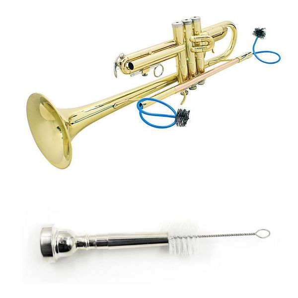 set of 4 trumpet cleaning kit trumpet mouthpiece brush valve brush flexible brush-music
set of 4 trumpet cleaning kit trumpet mouthpiece brush valve brush flexible brush-music