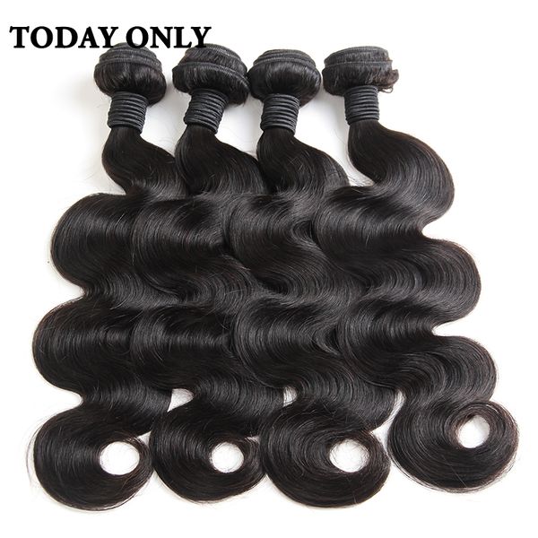 clip in/on hair extensions today only brazilian body wave bundles human weave natural color can buy 3 or 4 pcs non remy, Black;brown
clip in/on hair extensions today only brazilian body wave bundles human weave natural color can buy 3 or 4 pcs non remy, Black;brown
