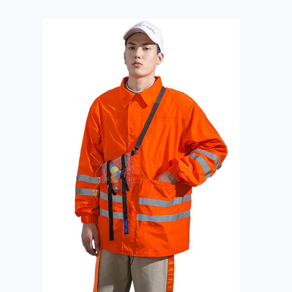 mens bomber jacket oversized japanese streetwear hip hop cargo anorak 3m reflective jacket man orange yellow male windbreaker, Black;brown
mens bomber jacket oversized japanese streetwear hip hop cargo anorak 3m reflective jacket man orange yellow male windbreaker, Black;brown