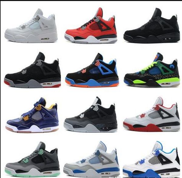 2018 Outdoor sport 4 Basketball Shoes men's 4s Pure Money Royalty White Cement Premium Black Bred Fire Red mens Sports Sneakers
2018 Outdoor sport 4 Basketball Shoes men's 4s Pure Money Royalty White Cement Premium Black Bred Fire Red mens Sports Sneakers