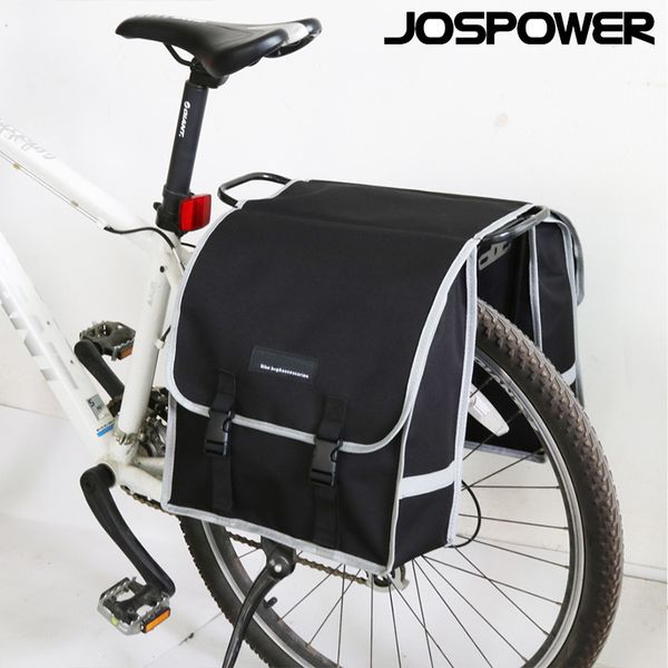 jospower bike bag double side rear rack tail seat pannier short distance riding luggage carrier mtb bicycle storage bag 
jospower bike bag double side rear rack tail seat pannier short distance riding luggage carrier mtb bicycle storage bag