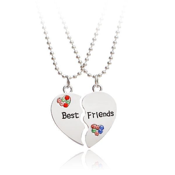 friends pendant necklace for women heart necklace bff friendship jewelry for couple christmas gift fashion jewelry, Silver
friends pendant necklace for women heart necklace bff friendship jewelry for couple christmas gift fashion jewelry, Silver