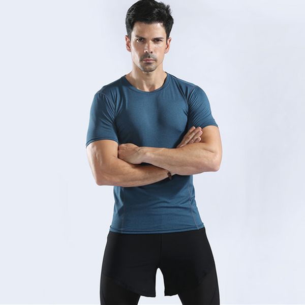 quick dry compression men's short sleeve t-shirts running shirt fitness tight tennis soccer jersey gym demix sportswear, Black;blue
quick dry compression men's short sleeve t-shirts running shirt fitness tight tennis soccer jersey gym demix sportswear, Black;blue