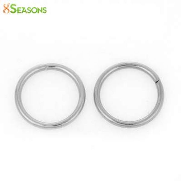 8seasons stainless steel opened jump rings findings round silver tone color 12mm( 4/8") dia, 200 pcs
8seasons stainless steel opened jump rings findings round silver tone color 12mm( 4/8") dia, 200 pcs