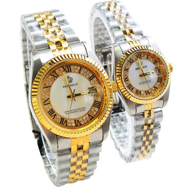 hk reginald lovers watch quartz shell calendar gold steel watch gift 157989, Slivery;brown
hk reginald lovers watch quartz shell calendar gold steel watch gift 157989, Slivery;brown