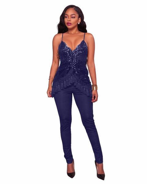 spaghetti strap tassel sequin long bodycon jumpsuit v neck backless one piece club leotard women plus size combinaison femme xxl, Black;white
spaghetti strap tassel sequin long bodycon jumpsuit v neck backless one piece club leotard women plus size combinaison femme xxl, Black;white