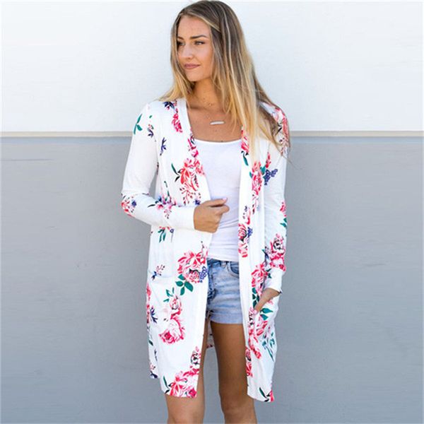 floral print cardigan women vintage long sleeve thin coat autumn open stitch long cardigan mujer jumper, White;black
floral print cardigan women vintage long sleeve thin coat autumn open stitch long cardigan mujer jumper, White;black