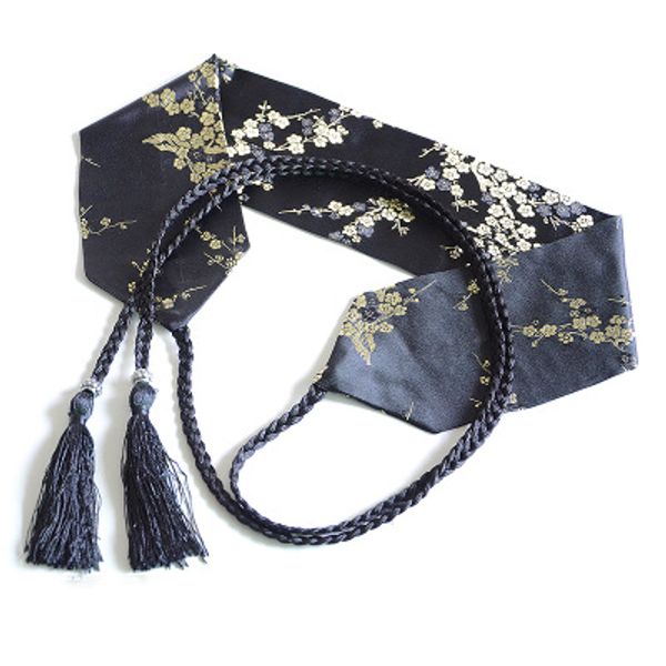 japanese belt obi belt women vintage floral printed yukata sash tie japanese kimono satin waistband wide corset cummerbunds, Black;brown
japanese belt obi belt women vintage floral printed yukata sash tie japanese kimono satin waistband wide corset cummerbunds, Black;brown