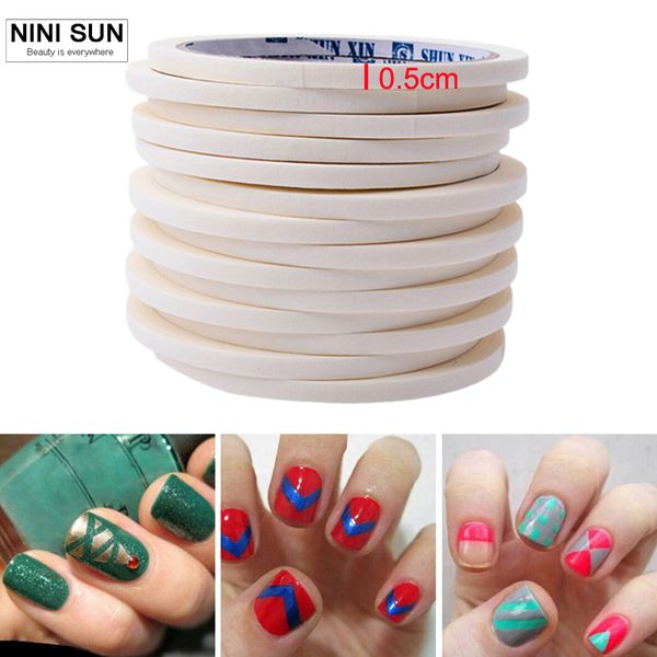 2pcs/ lot 17m*0.5cm nail art tips creative nail stickers taps french manicure masking tape accessories stickers ongles, Black
2pcs/ lot 17m*0.5cm nail art tips creative nail stickers taps french manicure masking tape accessories stickers ongles, Black