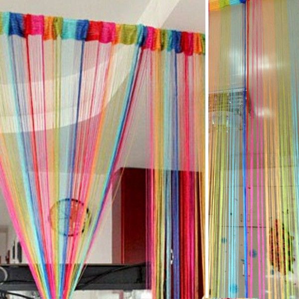 rainbow window curtain room door divider string line panel curtain home decor
rainbow window curtain room door divider string line panel curtain home decor