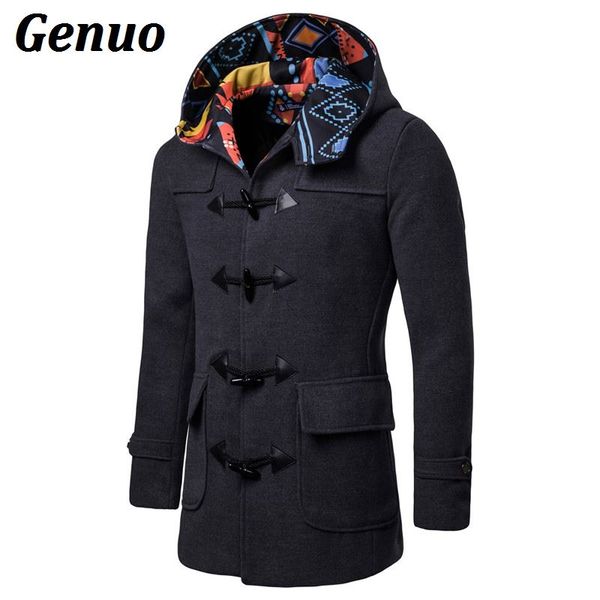 winter men's woolen horn button coats fashion color block wool coat overcoat men windbreaker jacket peacoat for man, Black
winter men's woolen horn button coats fashion color block wool coat overcoat men windbreaker jacket peacoat for man, Black