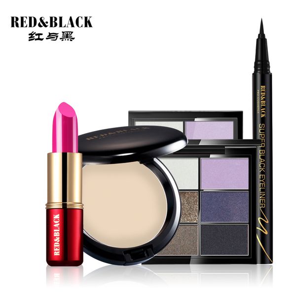 red&black 4pcs makeup set concealer foundation cream black eyeliner 6colors eyeshadow lipstick makeup cosmetic kit
red&black 4pcs makeup set concealer foundation cream black eyeliner 6colors eyeshadow lipstick makeup cosmetic kit