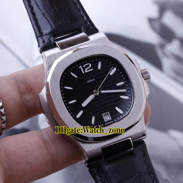 new sport nautilus date 7118/1a-010 7118/1 a2813 automatic black dial mens watch silver case leather strap gents watches, Slivery;brown
new sport nautilus date 7118/1a-010 7118/1 a2813 automatic black dial mens watch silver case leather strap gents watches, Slivery;brown