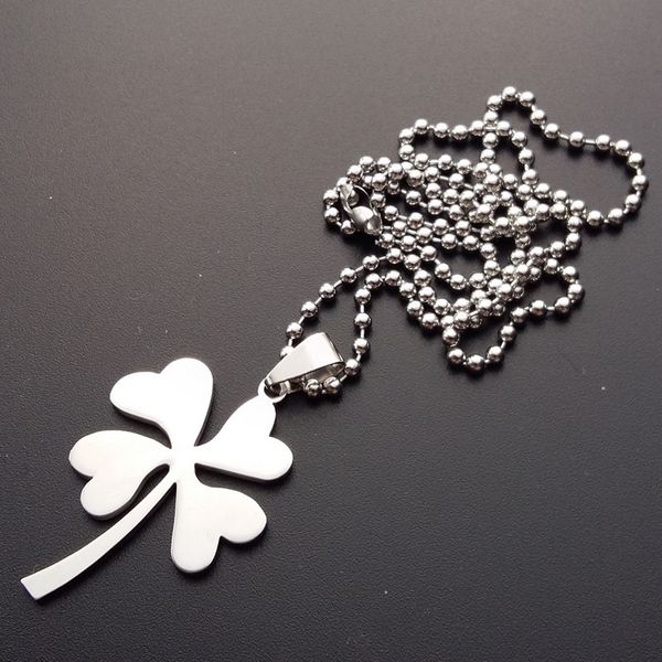 10 stainless steel lucky clover charm pendant necklace petal flowers grass simple plant amulet wife, mother, lady, family blessing gift jewe, Silver
10 stainless steel lucky clover charm pendant necklace petal flowers grass simple plant amulet wife, mother, lady, family blessing gift jewe, Silver