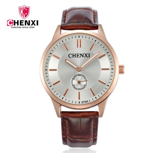 fashion chenxi brand watch man luxury watches leather strap bracelet gold clocks lovers gift couple men woman lover wristwatches, Slivery;brown
fashion chenxi brand watch man luxury watches leather strap bracelet gold clocks lovers gift couple men woman lover wristwatches, Slivery;brown