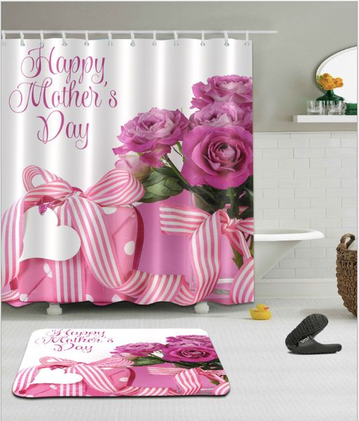 pink flower of love pattern 3d print custom waterproof bathroom modern shower curtain polyester fabric bathroom curtain door mat sets
pink flower of love pattern 3d print custom waterproof bathroom modern shower curtain polyester fabric bathroom curtain door mat sets