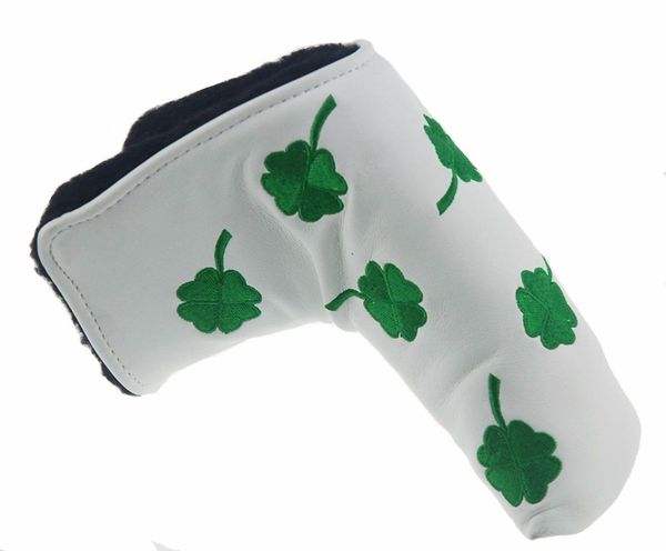 clove shamrock embroidery golf putter club head cover pu leather l-style putter protective cover
clove shamrock embroidery golf putter club head cover pu leather l-style putter protective cover