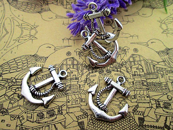 45pcs-- anchor charms silver tone anchor charms pendants 20mm x 23mm, Bronze;silver
45pcs-- anchor charms silver tone anchor charms pendants 20mm x 23mm, Bronze;silver
