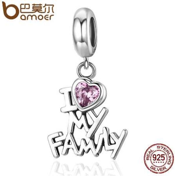 bamoer genuine 925 sterling silver i love my family heart dangle charms fit women charm bracelets jewelry family gift scc251, Bronze;silver
bamoer genuine 925 sterling silver i love my family heart dangle charms fit women charm bracelets jewelry family gift scc251, Bronze;silver