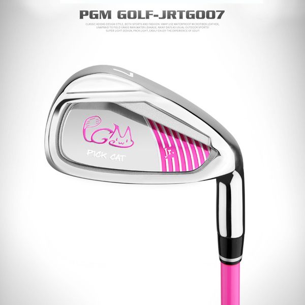 pgm pickcat junior 7# golf irons clubs for kids, graphite shaft, stainless steel rod head, right handed, 3 sizes, 2 colors
pgm pickcat junior 7# golf irons clubs for kids, graphite shaft, stainless steel rod head, right handed, 3 sizes, 2 colors