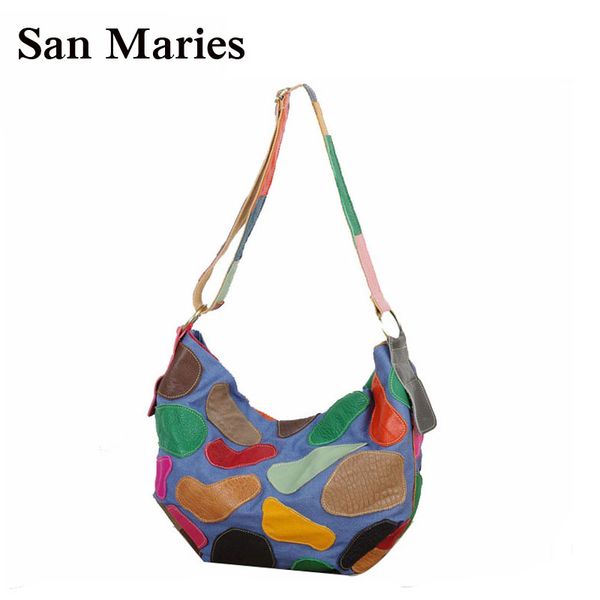 classic handbags cow leather+jean patchwork bags lady purse women hobo messenger satchel tote crossbody bags
classic handbags cow leather+jean patchwork bags lady purse women hobo messenger satchel tote crossbody bags