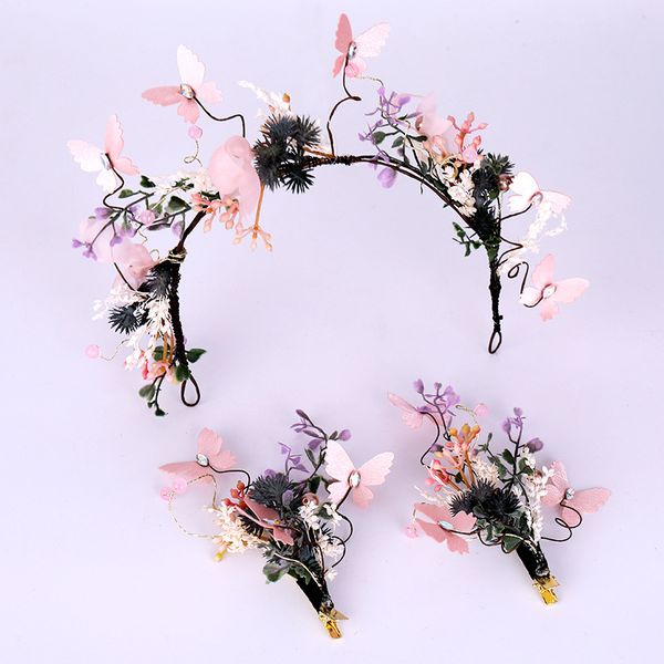 new pink flower wedding headbands hairpins set crystal pearl bridal hair accessories women princess garland hairbands, Golden;white
new pink flower wedding headbands hairpins set crystal pearl bridal hair accessories women princess garland hairbands, Golden;white