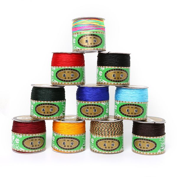 new arrivals 60m/roll 2mm korean silk beading cord chinese knot cord/string wire thread jewelry findings for diy fashion making, Black;white
new arrivals 60m/roll 2mm korean silk beading cord chinese knot cord/string wire thread jewelry findings for diy fashion making, Black;white