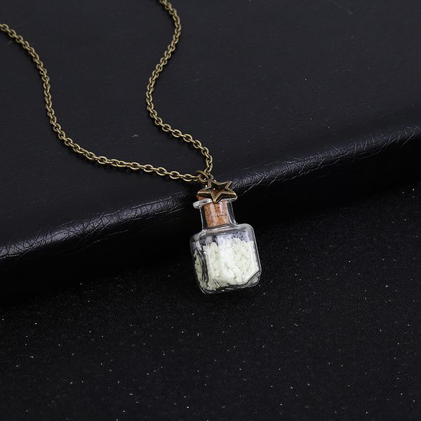 drift bottle pendant necklace glow summer beach jewelry gifts long chain beautifully necklace luminous necklaces, Silver
drift bottle pendant necklace glow summer beach jewelry gifts long chain beautifully necklace luminous necklaces, Silver
