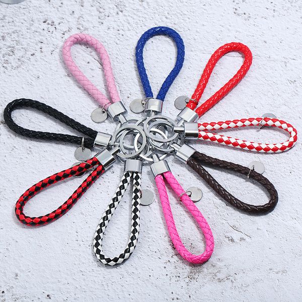 2pcs/lot 13cm length leather weave handmade key chains colorful diy women men gift keychains accessories for decoration making, Silver
2pcs/lot 13cm length leather weave handmade key chains colorful diy women men gift keychains accessories for decoration making, Silver