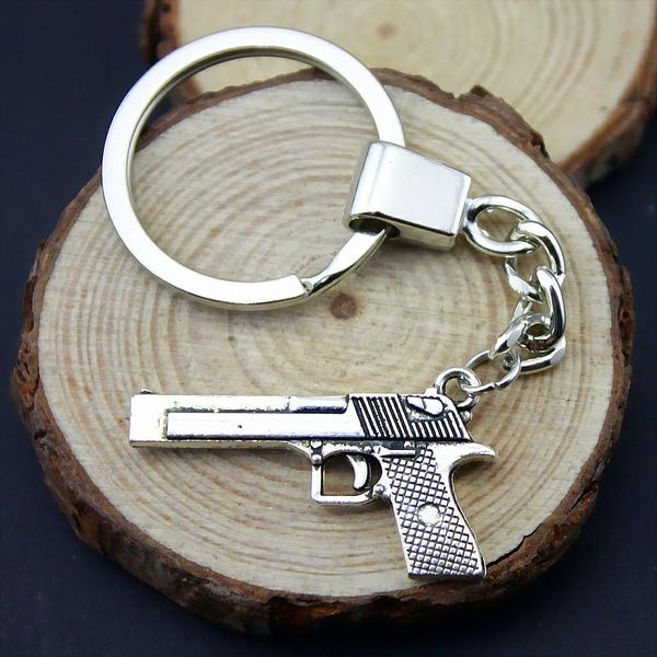 6 pieces key chain women key rings couple keychain for keys pistol 45x20mm, Slivery;golden
6 pieces key chain women key rings couple keychain for keys pistol 45x20mm, Slivery;golden