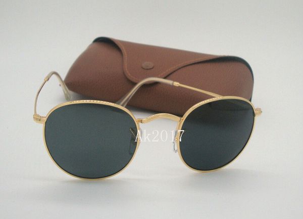 1pair men women round ungla e eyewear cla ic un gla e gold metal black 50mm gla len e come with brown ca e
1pair men women round ungla e eyewear cla ic un gla e gold metal black 50mm gla len e come with brown ca e