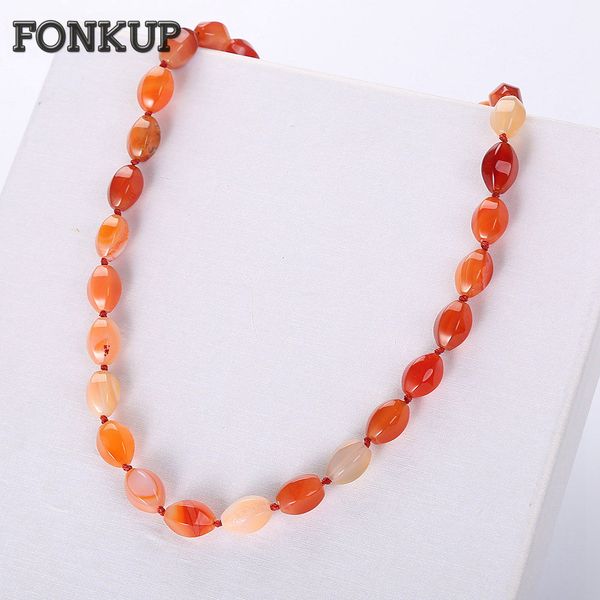 forkup red beaded chain natural stone agate necklace fashion women fine jewelry anniversary round rolo chain accessories dolphin, Silver 
forkup red beaded chain natural stone agate necklace fashion women fine jewelry anniversary round rolo chain accessories dolphin, Silver