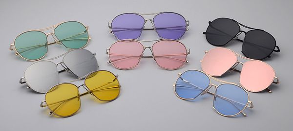 good quality women big bang fashion sunglasses classic brand designer sunglasses vintage twin beam metal frame glasses 8 colors options, White;black
good quality women big bang fashion sunglasses classic brand designer sunglasses vintage twin beam metal frame glasses 8 colors options, White;black