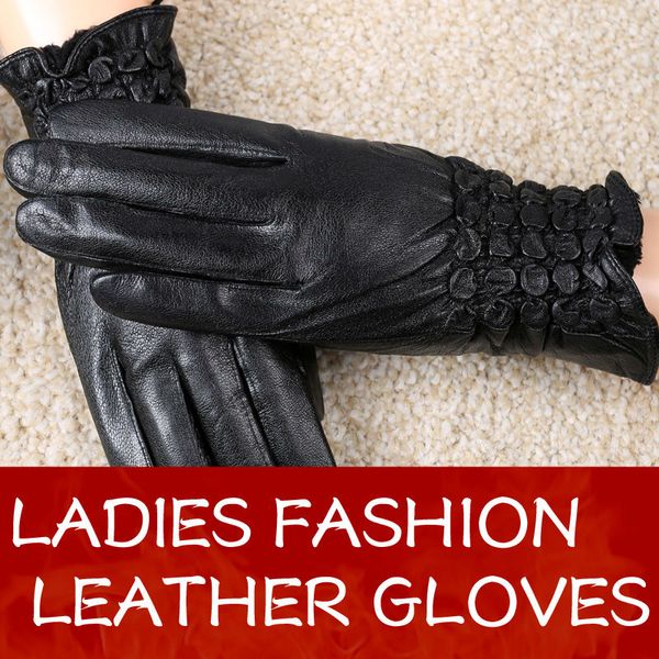 winter gloves for women warm leather mittens fur inside gloves for ladies, Blue;gray
winter gloves for women warm leather mittens fur inside gloves for ladies, Blue;gray